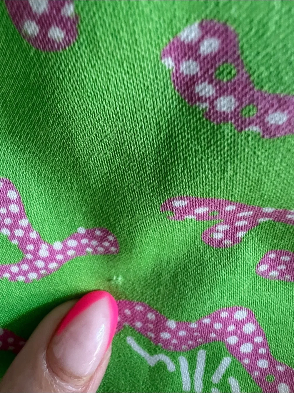 Lilly Pulitzer Green Pink Coral Print Scalloped Hem Mini Skirt Resort Preppy 4